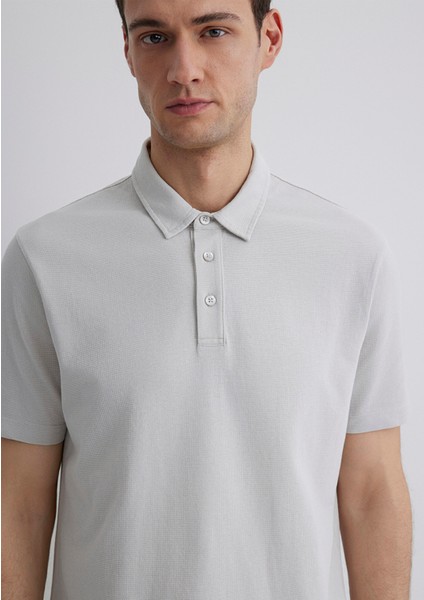 Gri Polo Tişört 0612633-70074