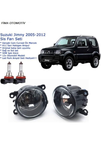 Suzuki Jimny 2006 Camlı Sis Farı Seti Sağ Sol, Oem Uyumlu