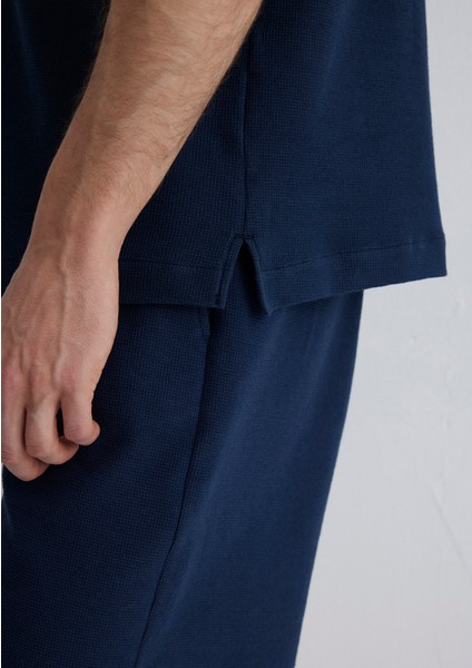 Kısa Kollu Lacivert Gömlek 0211530-70492