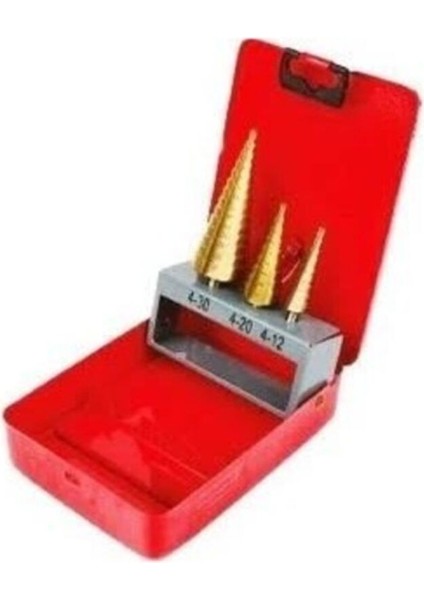 Kademeli Sac Delme Takımı Seti, Pratik ve Dayanıklı Metal Delme Aracı