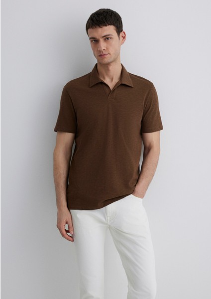 Kahverengi Polo Tişört 0612597-89330 fiyatları