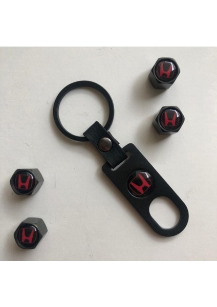 Honda Araçlar Için Şık Sibop Kapağı ve Anahtarlık Seti