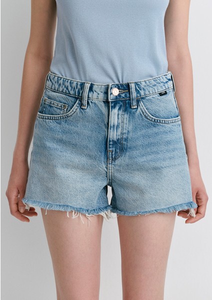 Cherry 90LAR Vintage Açık Mavi Jean Şort 1410022-89733