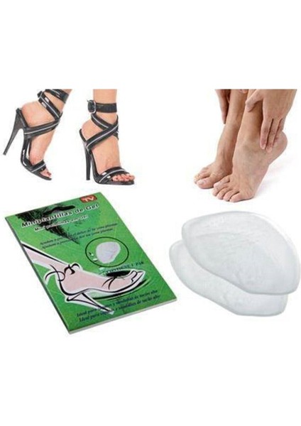 Yumuşak Silikon Jel Ayak Tabanlığı, Rahatlık ve Destek Için Çift Paket