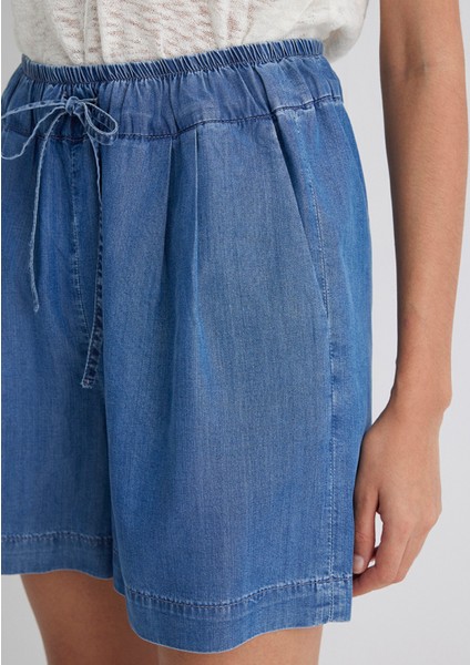 Penny Gold Klasik Indigo Mavisi Jean Şort 1410075-90104