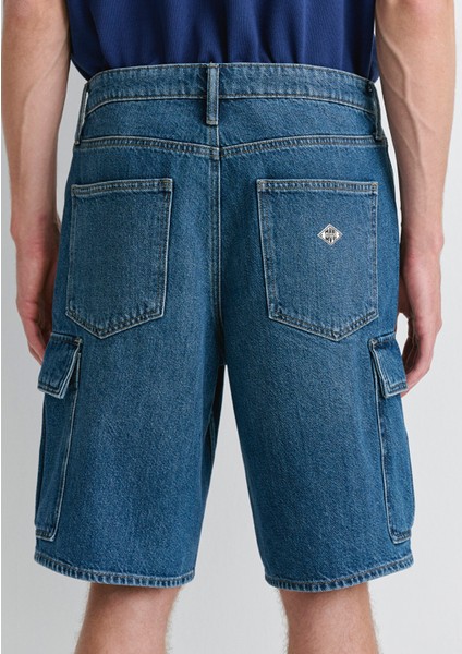 Hamburg MV91 Street Indigo Mavisi Jean Şort 0410681-89815