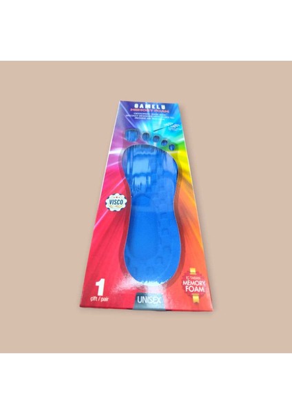 Mavi Renkli Yüksek Konforlu Memory Foam Yastık