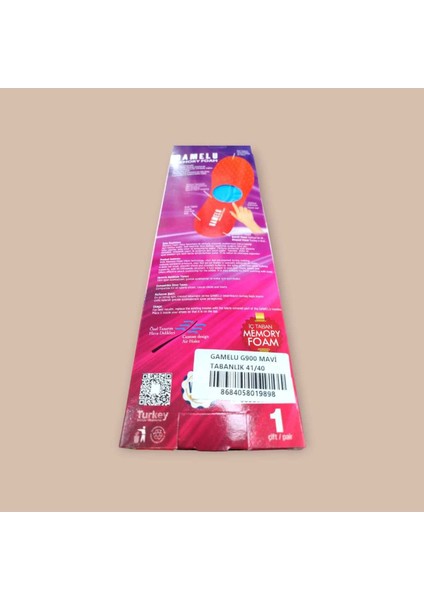 Mavi Renkli Yüksek Konforlu Memory Foam Yastık