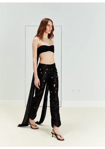 Ila Yüksek Bel Normal Siyah Kadın Pantolon IWPR25WTR01