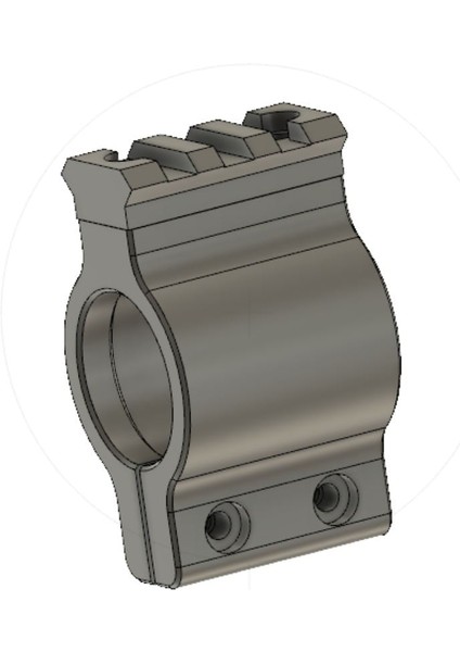Mossberg 500 Tüp Mount Picatinny Demiryolu Tutucu (Sadece Plastik Aparattır!!!) 3D indirimleri