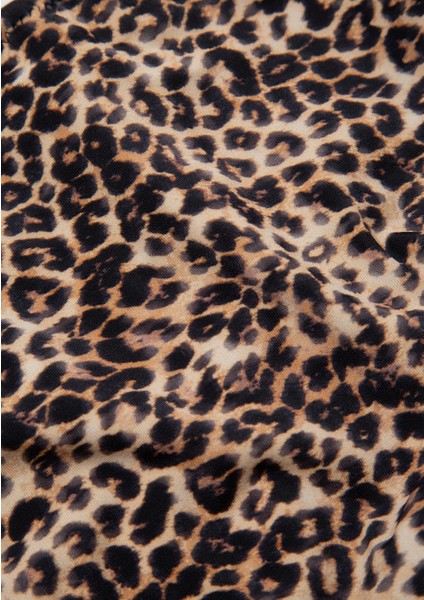 Leopar Desenli Kahverengi Bikini Altı 1913322-33653