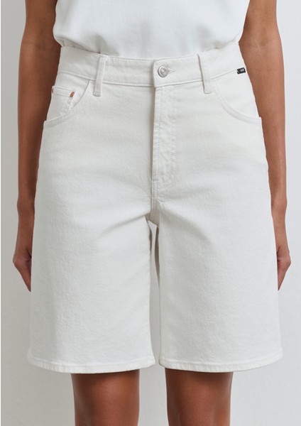 Melinda Real Blue Kırık Beyaz Jean Şort 1410144-89746