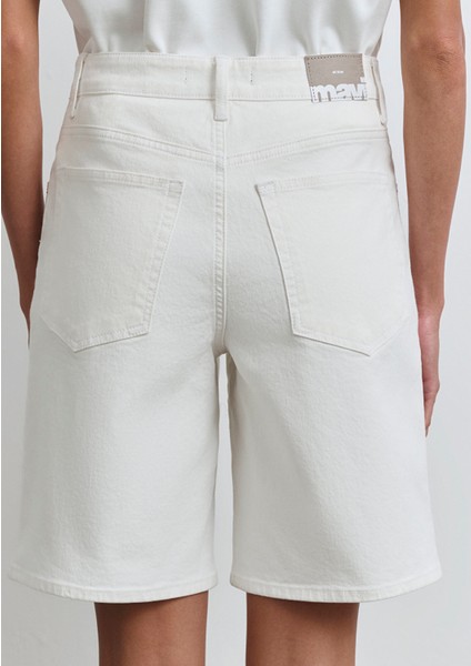 Melinda Real Blue Kırık Beyaz Jean Şort 1410144-89746