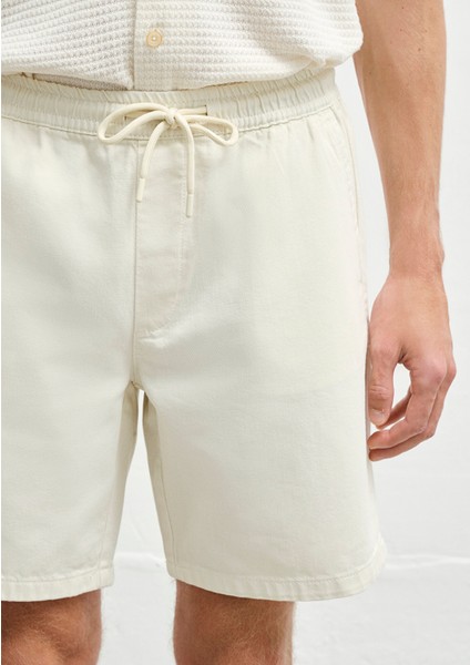 Dayton Casual Ekru Jean Şort 0410093-90390