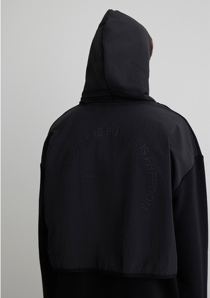Mavi Pro Kapüşonlu Siyah Sweatshirt 0S10353-71379