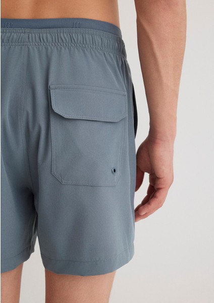 Gri Kısa Deniz Şortu 0910241-81546