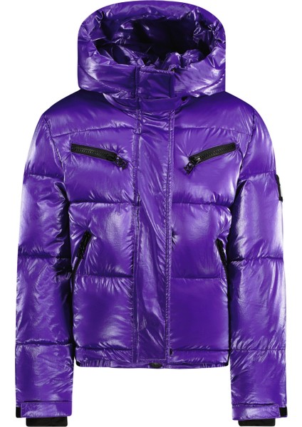 Mor Kız Çocuk Kayak Montu R409-5214-997-SPICY Girls Metallic