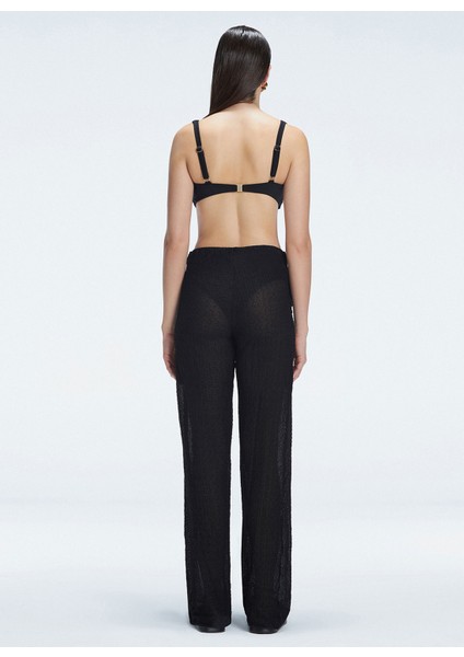 Normal Bel Standart Siyah Kadın Pantolon Angelıque fiyatları