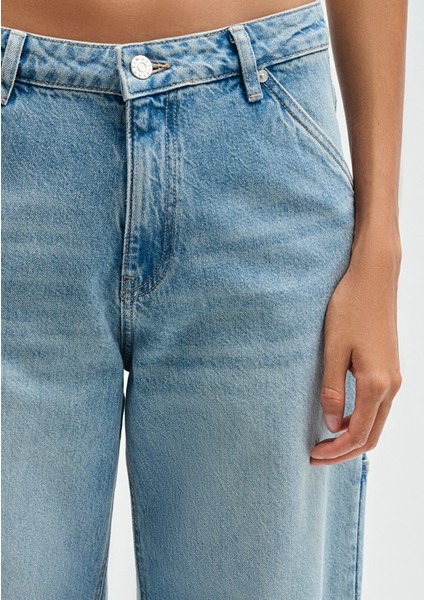 Kimberly 90LAR Gölgeli Açık Mavi Jean Pantolon 1010626-90566