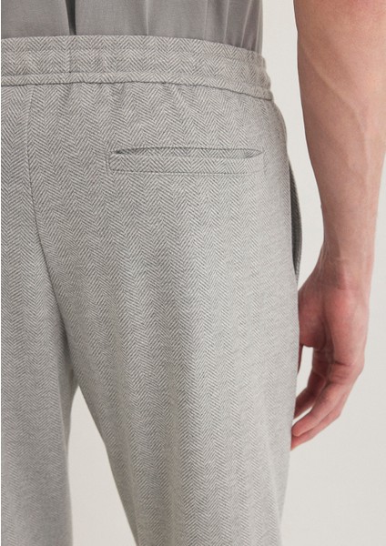 Gri Örme Pantolon 0010465-80018