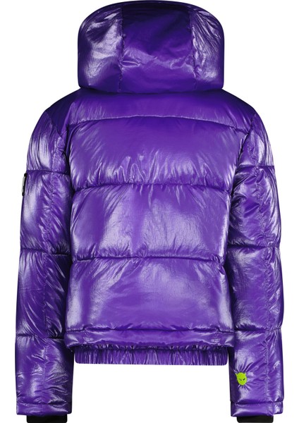 Mor Kız Çocuk Kayak Montu R409-5214-997-SPICY Girls Metallic modelleri