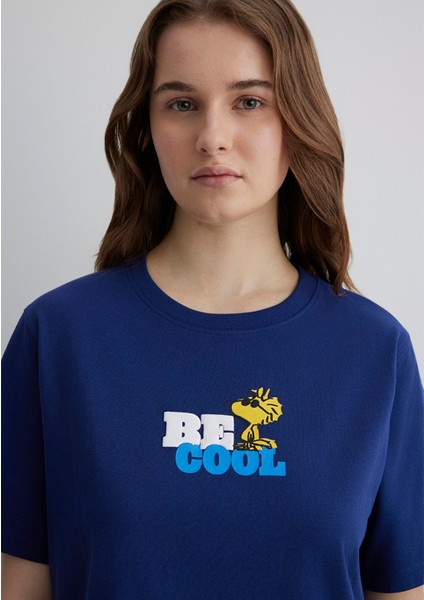 Joe Cool Baskılı Lacivert Tişört 1613372-70722