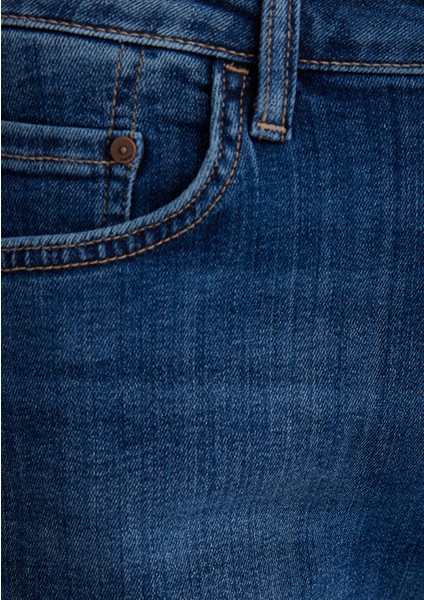 Pixie Casual Koyu Mavi Jean Şort 1437090726