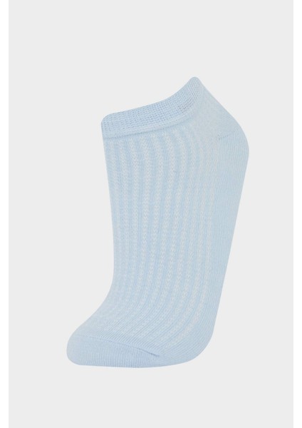 Kadın 5'li Pamuklu Patik Çorap F5431AXNS