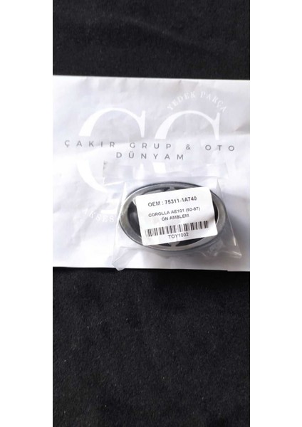 Toyota Corolla AE101 Ön Arma Logo 1992 - 1997 Yıllar Arası Uyumludur
