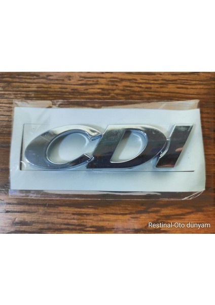 W639 Vito 2004 - 2014 Cdı Arka Bagaj Yazısı Krom