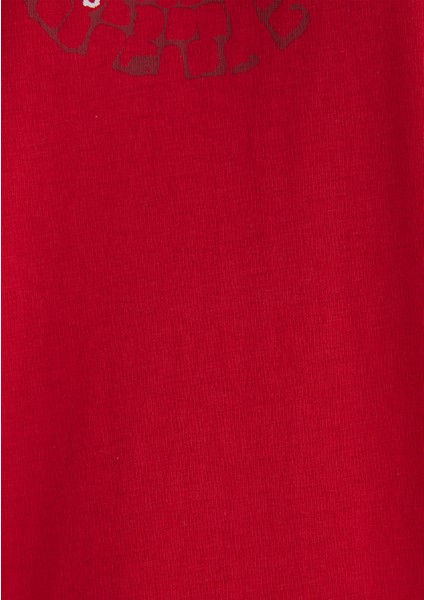 Istanbul Baskılı Kırmızı Tişört 0612996-70471