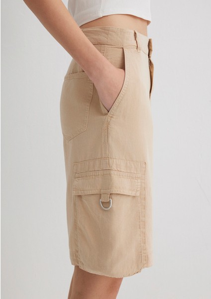Bej Kargo Şort 1410233-87119