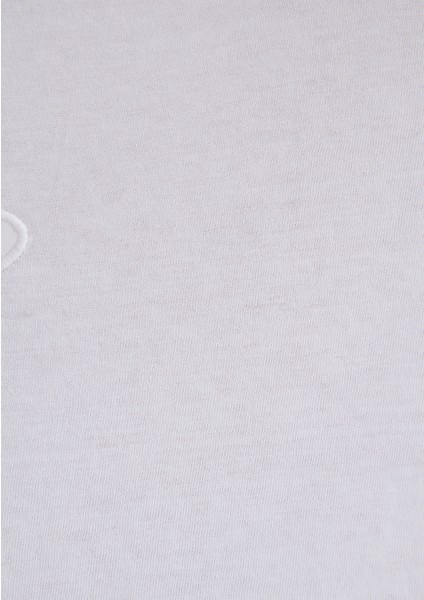 Nakış Detaylı Beyaz Tişört 1613432-620