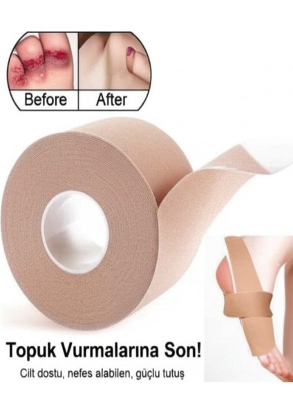 Adımlarınızı Konforlandıran 2.5 cm x 5 M Ayakkabı Vurma Önleyici Bant