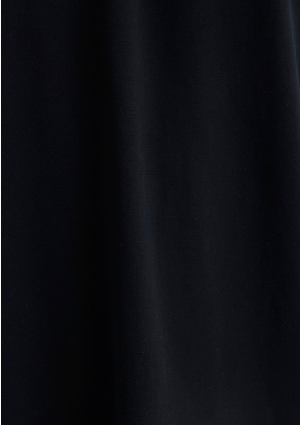 Yarı Fermuarlı Siyah Polo Tişört 0613007-900