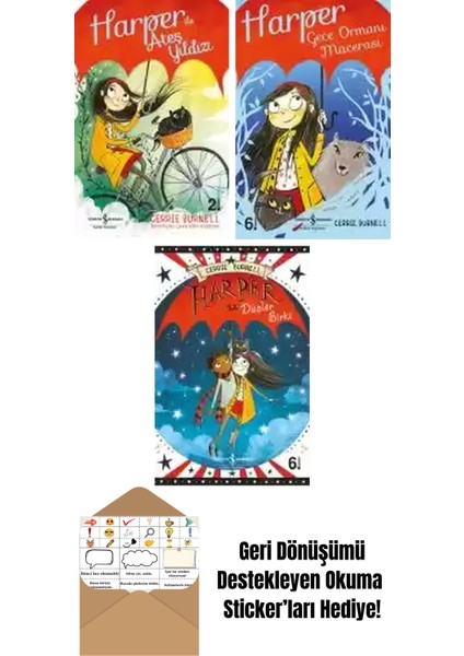 Cerrie Burnell 3 Kitap Seti + Okuma Sticker'ları