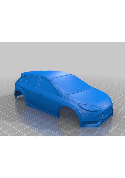 12 Ford Focus St 94MM Mini Z Gövdesi (Sadece Plastik Aparattır!!!) 3D modelleri