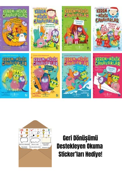 Melanie Williamson 8 Kitap Seti + Okuma Sticker'ları