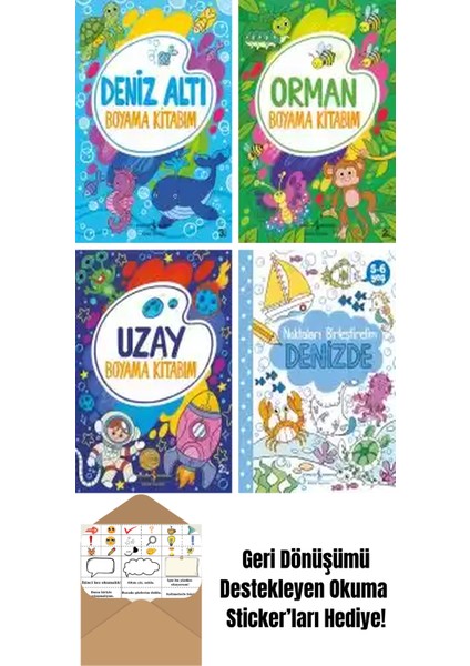Pervin Özcan 4 Kitap Seti + Okuma Sticker'ları