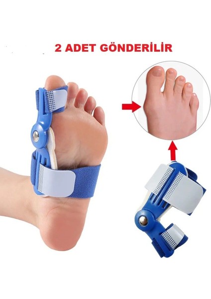 Iki Adet Ayak Parmak Düzeltici Kemik Çıkığı Düzleştirici Aparat