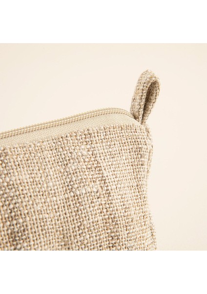 Şık ve Kullanışlı 12X20 cm Doğal Renkli Makyaj Çantası fırsatları