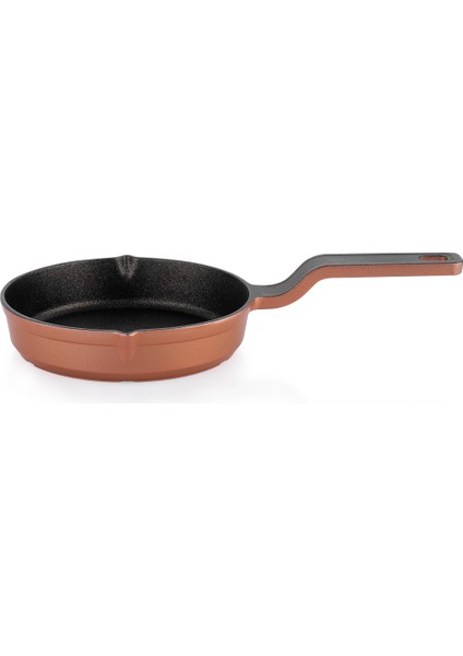 Retro Cast Mini Döküm Tencere Seti 5 Parça-Rosegold