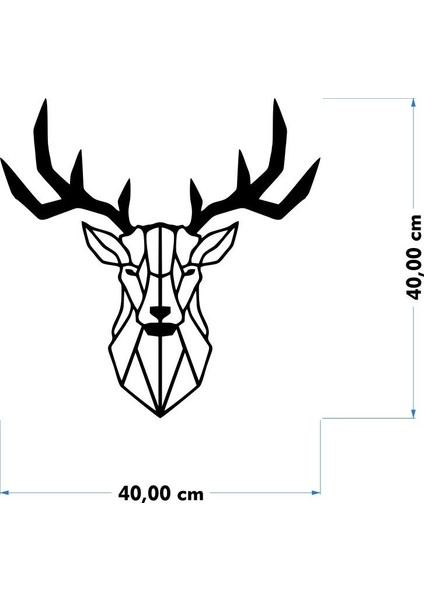 Geyik Kafası Figürü Ahşap fırsatları