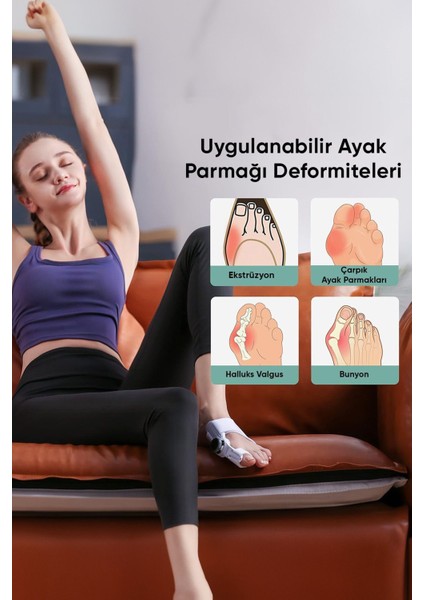 Ayak Parmak Ateli, Kemik Düzeltici, Gece Şekil ve Çıkıntı Tedavisi