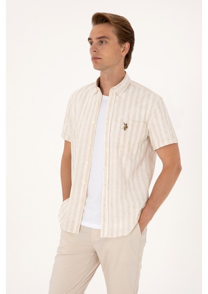 Erkek Camel Gömlek Kısa Kollu 50299600-VR015 modelleri