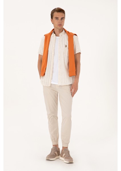 Erkek Camel Gömlek Kısa Kollu 50299600-VR015 fırsatları