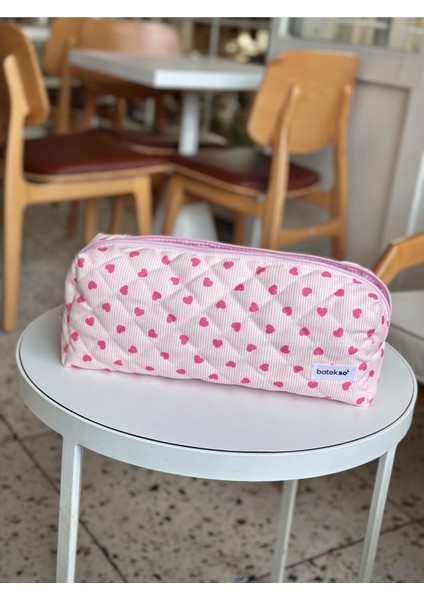 Çıtır Kalp Desenli Seyahat Çantası, Çok Renkli, Xl Boy, Şık ve Pratik Kullanım