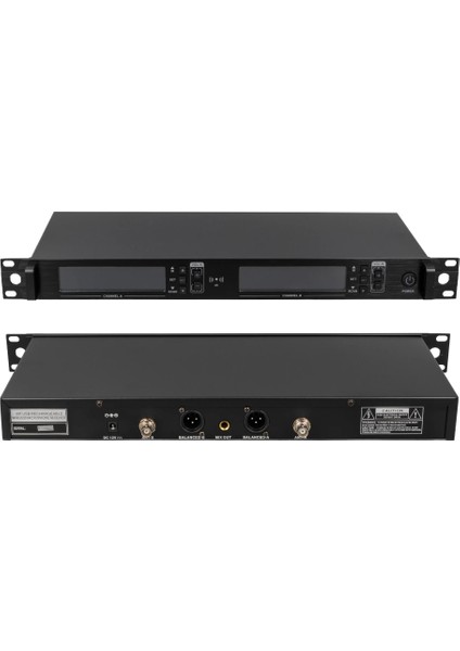 2 El Tipi Mikrofonlu 100+100 Kanal Antenli Uhf-Pll Kablosuz Telsiz Mikrofon (4887) fiyatları