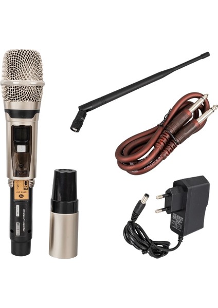 2 El Tipi Mikrofonlu 100+100 Kanal Antenli Uhf-Pll Kablosuz Telsiz Mikrofon (4887) modelleri