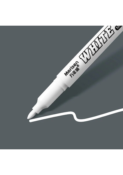 Beyaz Marker Kalem Boya Yoksu Su Geçirmez Lastik Boyama Graffiti Pens Kumaş Ahşap Deri Markercolor Için Kalıcı Jel Kalem1,5 Mm-3 Pcs (Yurt Dışından)